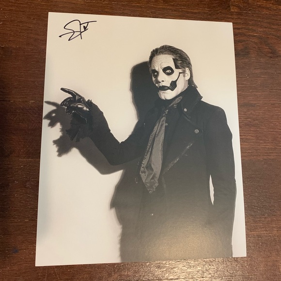 Other - Ghost band official signed poster print cardboard Tobias Forge VIP